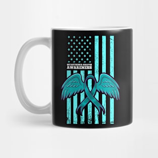 Myasthenia Gravis Awareness  Flag MG Awareness Mug